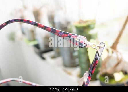 Lancel Sonnenbrille. Lancel ist ein französisches Maison für Luxuslederwaren, das 1876 von Angèle und Alphonse Lancel in Paris gegründet und von ihrer so entwickelt wurde Stockfoto