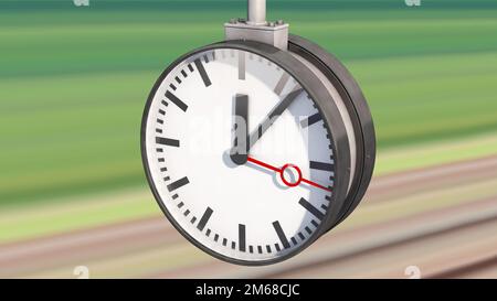 Zeitkonzept - die Zeit vergeht wie im Flug Stockfoto