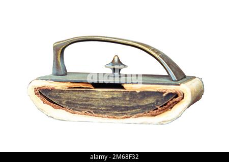 Vintage-Stempel, Tintenblotter isoliert auf weißem Hintergrund Stockfoto