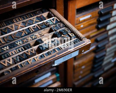 Werkzeuge und Ausrüstung für den Hochdruck. Stockfoto