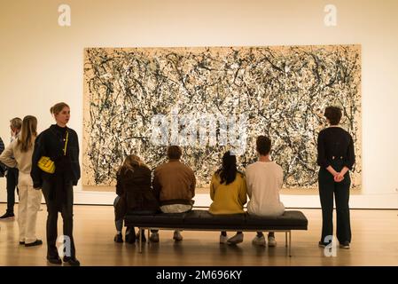 Jackson Pollock Malerei Stenographic Figure, 1942, MOMA, Museum of Modern Art, New York City, USA, MOMA, Museum of Modern Art, New York City, Stockfoto