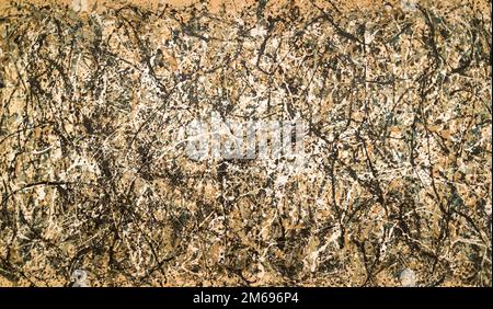 Jackson Pollock Malerei Stenographic Figure, 1942, MOMA, Museum of Modern Art, New York City, USA, MOMA, Museum of Modern Art, New York City, Stockfoto