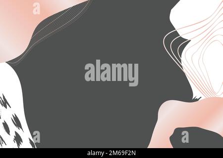 Abstrakter topografisch gemusterter Hintergrundvektor Stock Vektor