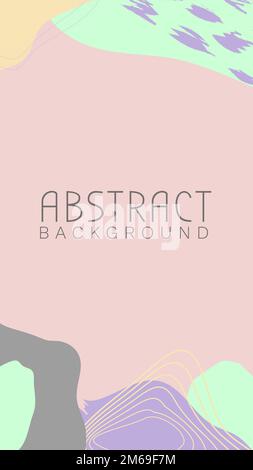 Abstrakter topografisch gemusterter Hintergrundvektor Stock Vektor