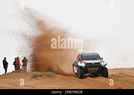 Saudi-Arabien. 03. Januar 2023. Während der Phase 3 des Dakar 2023 zwischen Al-Ula und Hail am 3. Januar 2023 in Hail, Saudi-Arabien - Photo Gigi Soldano / DPPI Stockfoto