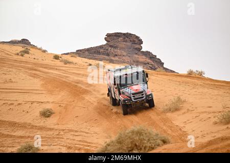 Saudi-Arabien. 03. Januar 2023. Zwischen Al-Ula und Hail, am 3. Januar 2023 in Hail, Saudi-Arabien. , . Foto Gigi Soldano/DPPI Credit: DPPI Media/Alamy Live News Stockfoto