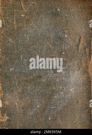 Altes, kollabierendes Papier mit Rissen und Kratzern Stockfoto