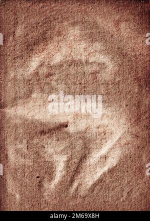 Altes, kollabierendes Papier mit Rissen und Kratzern Stockfoto