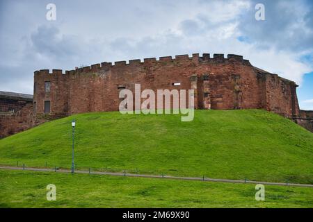 Die Überreste von Chester Castle, Chester, Großbritannien. Stockfoto