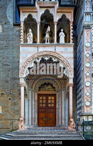 Colleoni Kapelle, Bergamo, Lombardei, Italien Stockfoto