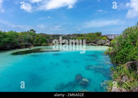 Weekuri Lake, eine vom Meer gespeiste Lagune. Stockfoto