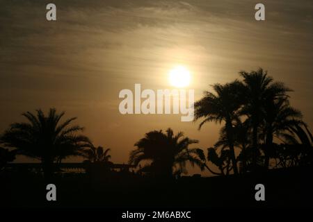 Sonnenuntergang 001 Uhr Stockfoto