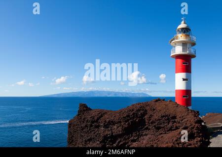 Altes Ligthouse in Punta Teno, Teneriffa Stockfoto