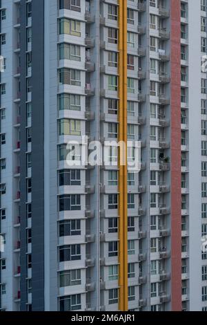 Modernes Apartment Gebäude Tower Wolkenkratzer Stockfoto