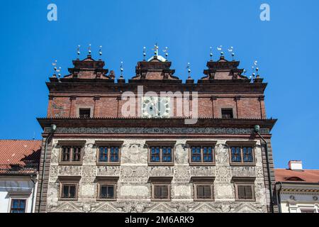 Plzen - Kulturhauptstadt Europas 2015 Stockfoto