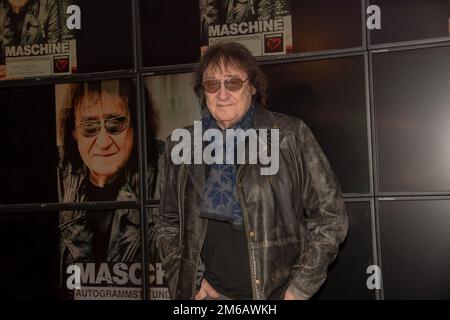 Dieter 'Maschine' Birr bekannt von der deutschen Rockband 'Puhdys' Stockfoto