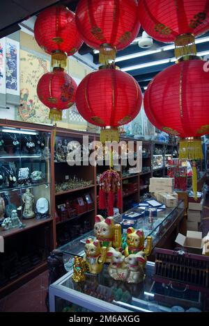 Chinesischer Souvenirladen Stockfoto