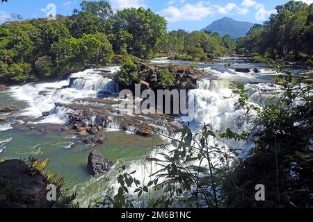 Tad Hung-Wasserfall, Bolaven-Plateau, Laos Stockfoto