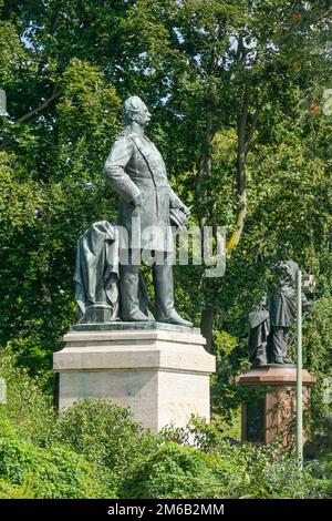 Monument Albrecht von Roon, Grosser Stern, Tiergarten, Mitte, Berlin, Deutschland Stockfoto