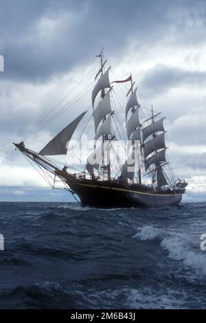 Dänisches Großschiff Georg Stage, Dublin, 1998 Stockfoto