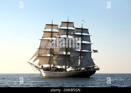 Dänische Großsegler-Georg-Bühne, Beginn des Rennens, 2010 Stockfoto