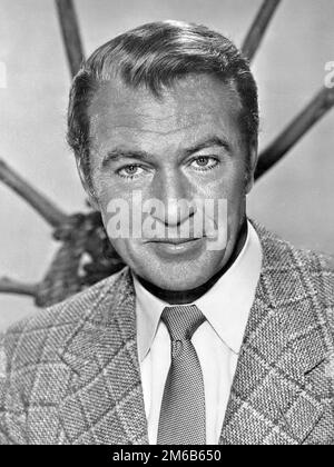 Gary Cooper. Porträt des amerikanischen Schauspielers Gary Cooper (B. Frank James Cooper, 1901-1961) 1952 Stockfoto