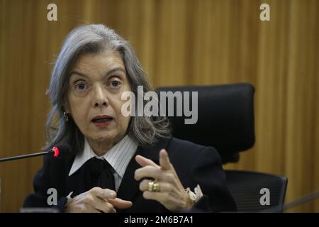 Portrait des Obergerichts Cármen Lúcia seit 2006 - Rio de Janeiro, Brasilien 05.05.2017 Stockfoto