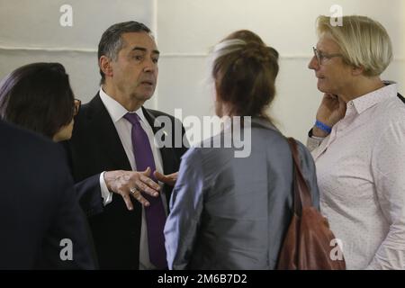 Portrait von Luís Roberto Barroso STF, Mitglied des Obersten Bundesgerichts Brasiliens seit 2013 - Rio de Janeiro, Brasilien 07.30.2018 Stockfoto