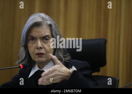 Portrait des Obergerichts Cármen Lúcia seit 2006 - Rio de Janeiro, Brasilien 05.05.2017 Stockfoto