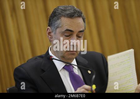 Portrait von Luís Roberto Barroso STF, Mitglied des Obersten Bundesgerichts Brasiliens seit 2013 - Rio de Janeiro, Brasilien 07.30.2018 Stockfoto