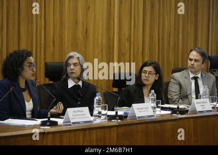 Portrait des Obergerichts Cármen Lúcia seit 2006 - Rio de Janeiro, Brasilien 05.05.2017 Stockfoto