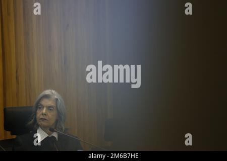 Portrait des Obergerichts Cármen Lúcia seit 2006 - Rio de Janeiro, Brasilien 05.05.2017 Stockfoto