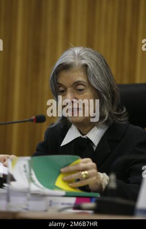 Portrait des Obergerichts Cármen Lúcia seit 2006 - Rio de Janeiro, Brasilien 05.05.2017 Stockfoto