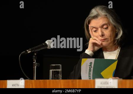 Portrait des Obergerichts Cármen Lúcia seit 2006 - Rio de Janeiro, Brasilien 05.05.2017 Stockfoto