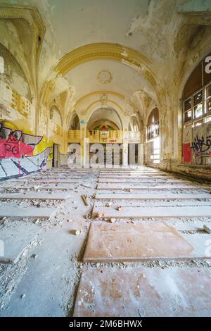 Abandoned army fort in Hajmasker, Hungary Stock Photo