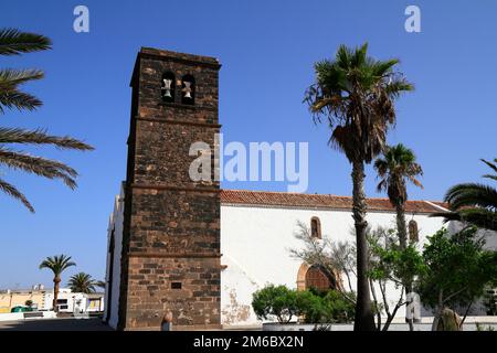 Kirche unserer Lieben Frau von Candelaria in La Oliva, Fuerteventura Stockfoto