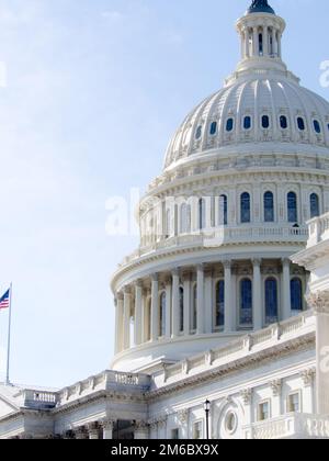 Dom des US Capitol in Washington DC Stockfoto