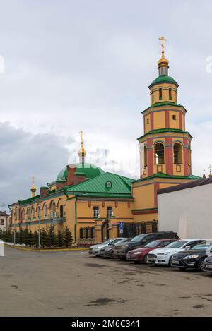 Kasan, Russland - März 28,2017. Die Kirche der Abstammung des Heiligen Geistes Stockfoto