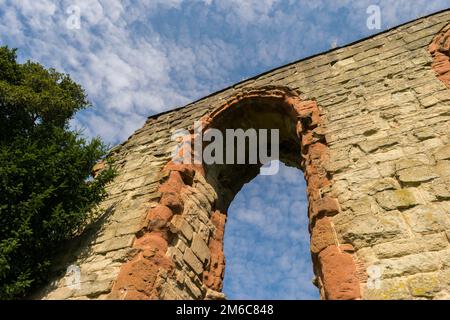 Schöne Caludon Schlosspark, Coventry, Vereinigtes Königreich Stockfoto