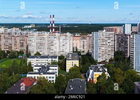 Kwk-Rohre in Zelenograd Landkreis Moskau, Russland Stockfoto