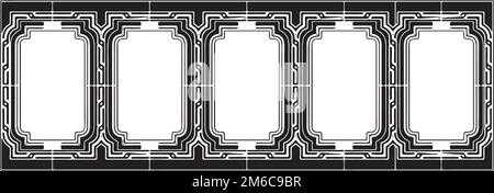 Zierrahmenvektor Stock Vektor