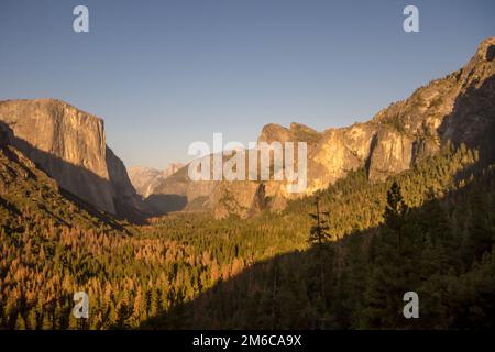 The Half Dome Landscape View im Yosemite, CA, USA, September 2016 Stockfoto