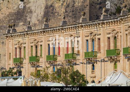 Valletta Waterfront Stockfoto