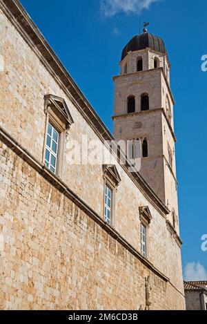 Kirche St. Erlöser und Franziskanerkloster in Dubrovnik, Kroatien Stockfoto