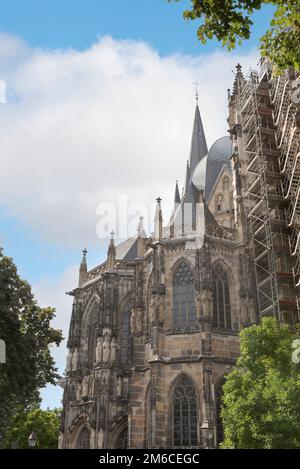 Aachen. Köln - Deutschland 24-08-2021. Aachener Dom-Kirche in Aachen Stockfoto