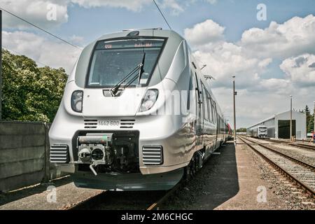 Inbetriebnahme der S-Bahn für die Deutsche Bahn Stockfoto