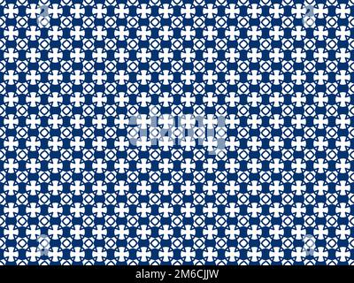 Beliebige farbige geometrische Figuren auf eine nahtlose Muster Stockfoto