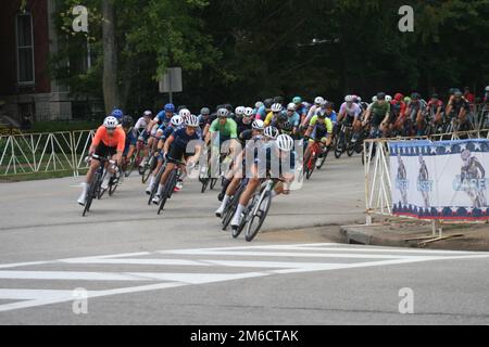 An einem regnerischen Wochenende findet der Gateway Cup 2022 statt, der von drei Tagen Regen geplagt wird. Stockfoto