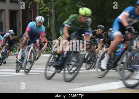 An einem regnerischen Wochenende findet der Gateway Cup 2022 statt, der von drei Tagen Regen geplagt wird. Stockfoto