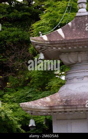 Kanjizaiji-Tempel, 40. der 88 Tempelpilgerroute, Shikoku, Japan. Stockfoto